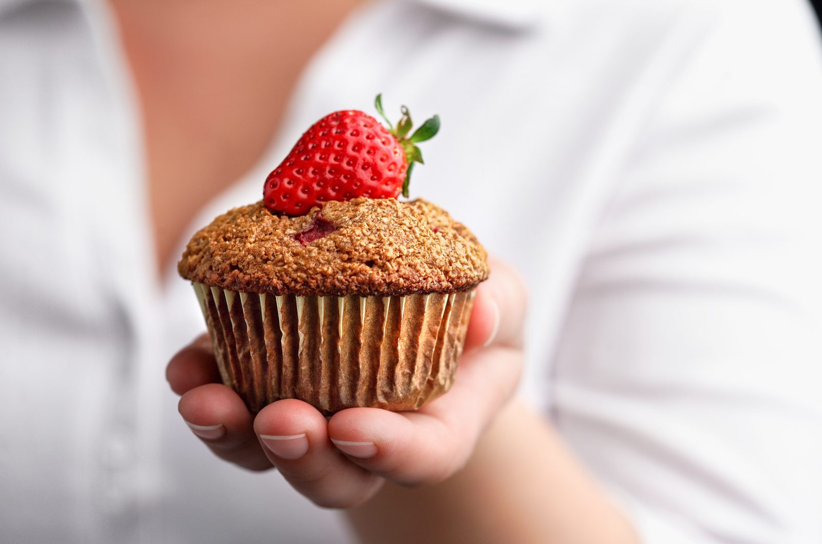 Strawberry Bran Muffins