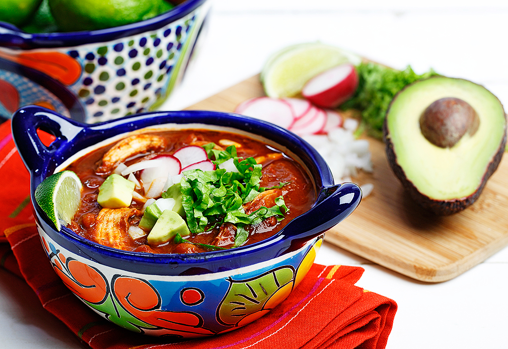 chickenredpozole