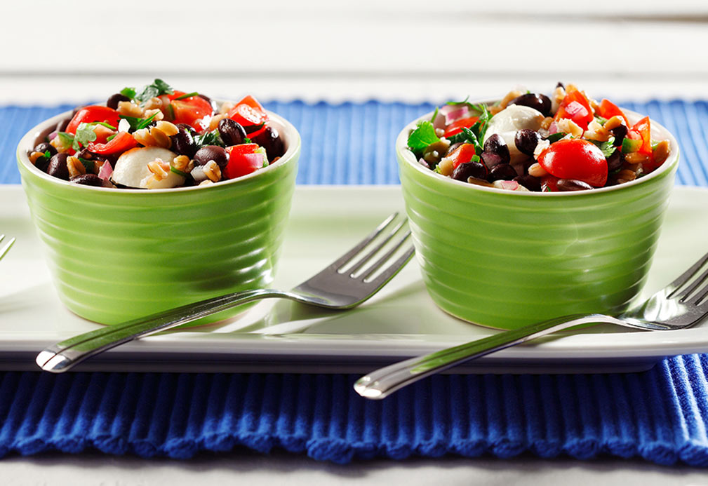 Cilantro and Black Bean Farro Salad
